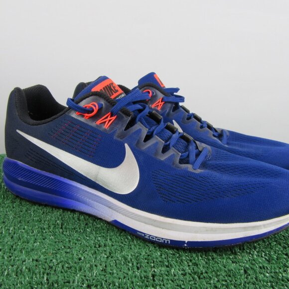 Nike Air Zoom Structure Deep Royal Blue Sneakers Running Shoes Men\'s Size 13